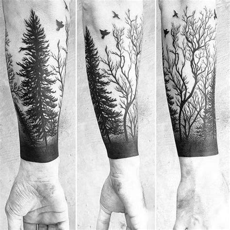 45 Inspirational Forest Tattoo Ideas Art And Design