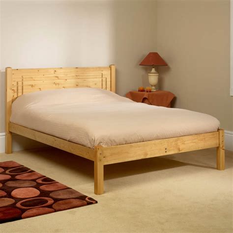 Hadley Low Footend Wooden Bed Frame Bedknobs