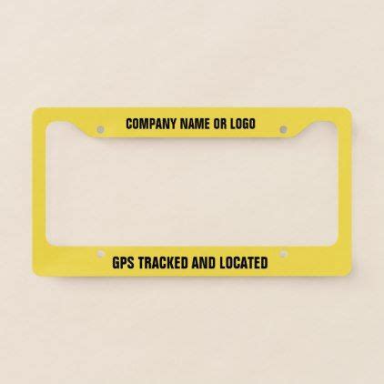 ✓free returns ✓100% satisfaction guarantee. GPS Tracked and Located License Plate Frame | Zazzle.com ...
