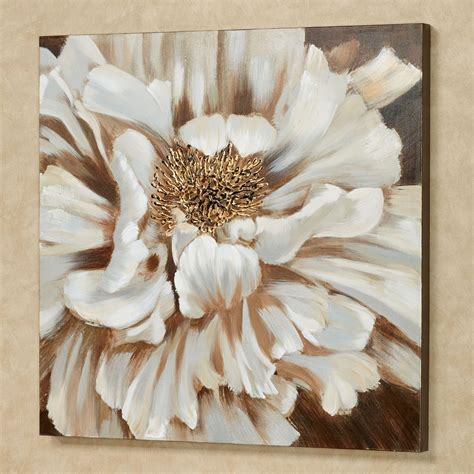 Blooming Beauty Handpainted Floral Canvas Art