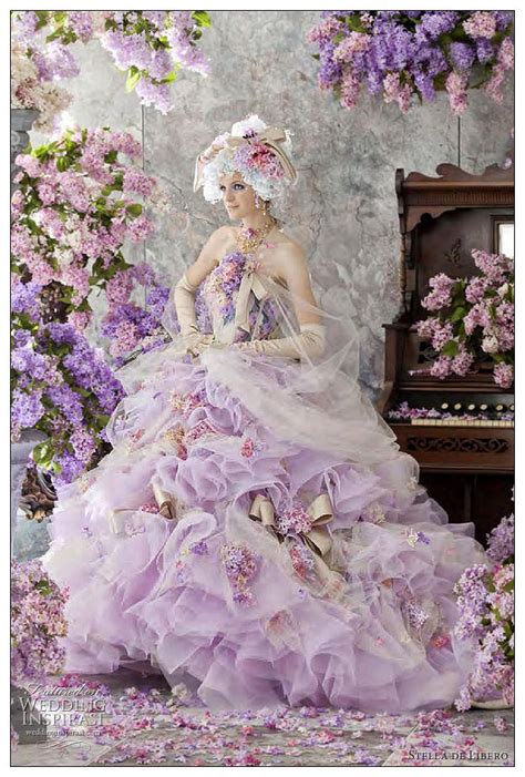 Purpleandviolet Silver Stella De Libero Purple Wedding Dress Part 2