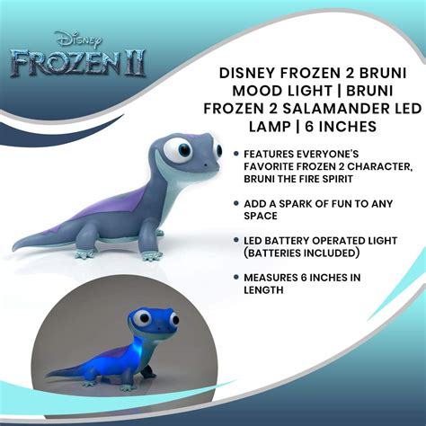 Robe Factory Llc Disney Frozen 2 Bruni Mood Light Bruni Frozen 2