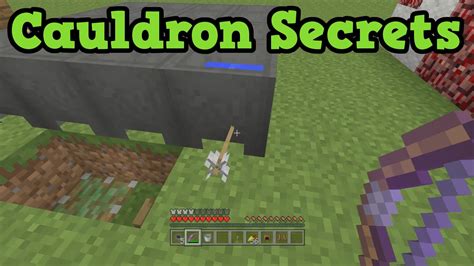 Minecraft Xbox 360 Ps4 5 Cauldron Secret Uses Youtube