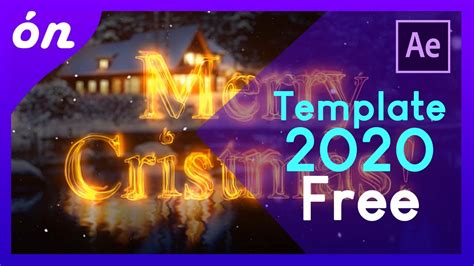   Christmas after effects template free   - YouTube