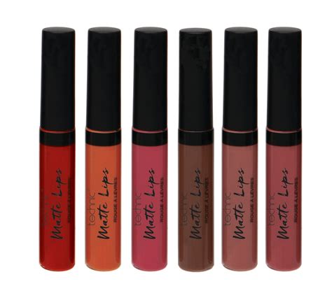 Technic Matte Lip Collection Pcs Liquid Lipstick Gift Set Colour