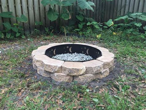 This firepit is constructed of firebrick with a concrete cap that has an old world look of weathered stone. 10 Easy DIY Fire Pits You Can Make For Under $100