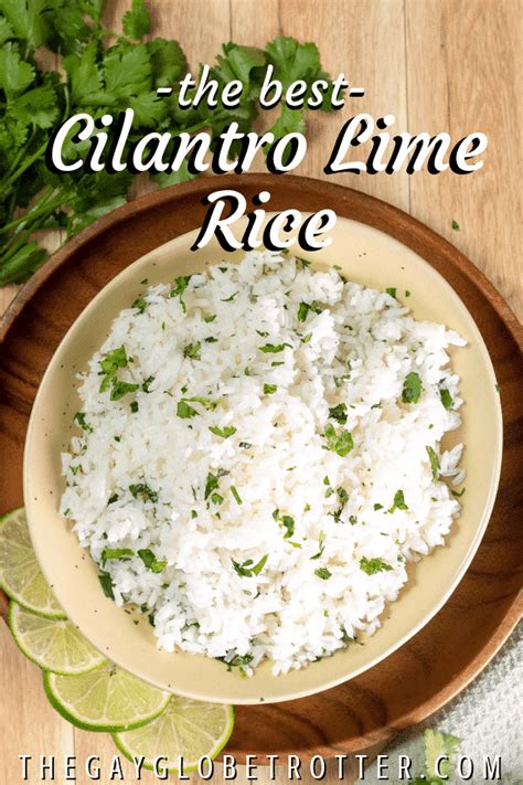 Fortunately, this super fresh, super delicious cilantro lime rice recipe checks all those boxes. Cilantro Lime Rice (fresh and easy!) - The Gay Globetrotter
