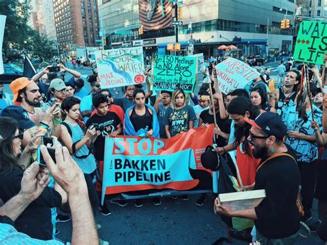 Censored News Native Runners Protest Bakken Pipeline In New York City