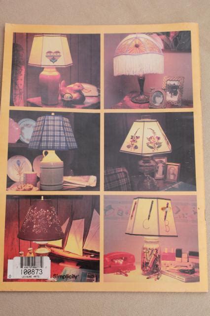 Diy Lampshades Simplicity Home Decor Booklet Crafting Lampshades Step