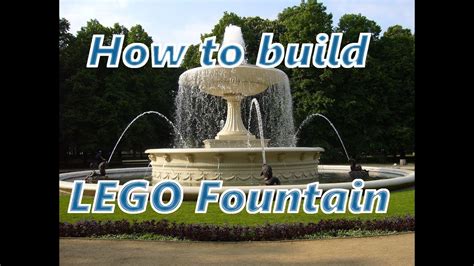 How To Build Lego Fountain Quick And Easy Idea Less Than Minutes