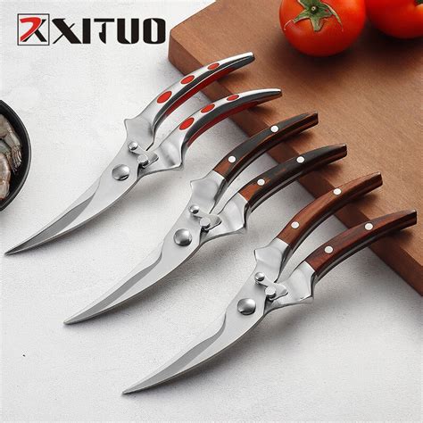 Xituo Stainless Steel Chicken Bone Scissors Household Powerful
