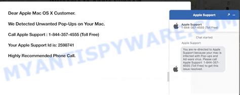 Remove Please Call Apple Support Pop Up Scam Chrome Firefox Safari