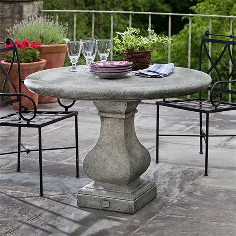 20 Stone Garden Table Ideas You Cannot Miss SharonSable