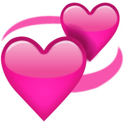 Revolving Pink Hearts Emoji Pink Heart Emoji Heart Emoji Love Heart