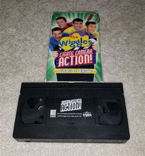 THE WIGGLES LIGHTS Camera Action VHS Video 2005 HiT Entertainment