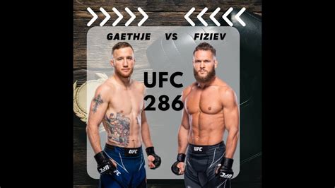 Justin Gaethje Vs Rafael Fiziev Youtube