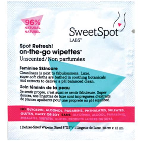 SweetSpot Labs on-the-go wipettes - unscented - Travel Size & Miniature ...