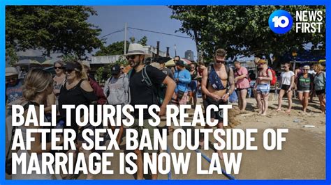 Bonk Ban In Bali Sparks Aussie Tourist Reactions 10 News First Youtube