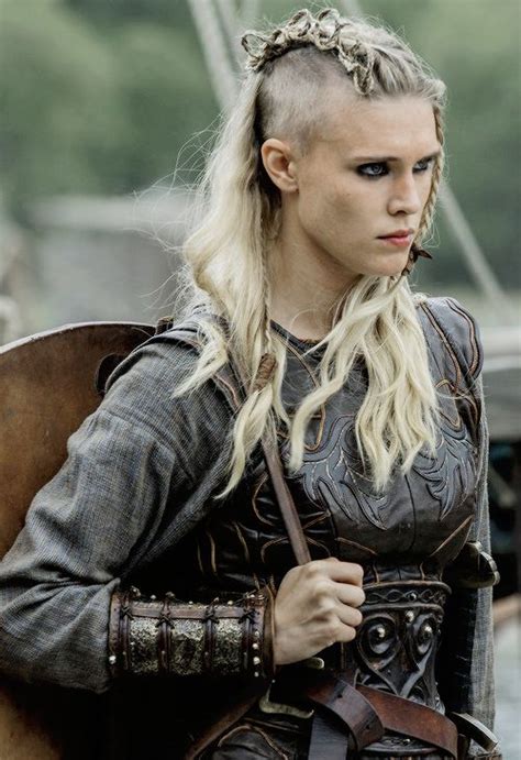 Viking hairstyles are often characterized by long, thick hair on the top and back of the head. the essence of silence | Kriegerin, Badass frauen, Viking ...
