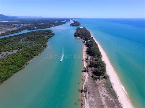 Aerial View River Estuary Stock Image Image Of Island 95484491
