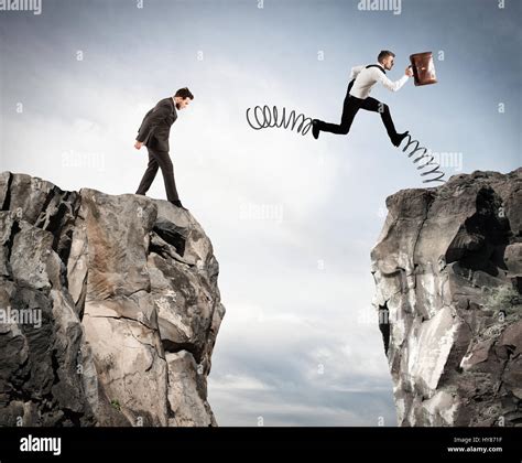 Irregular Competition With Obstacle Stock Photo Alamy