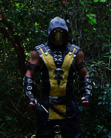 Scorpion Costume Mortal Kombat X Mortal Kombat Cosplay Mortal Kombat Mortal Kombat Costumes