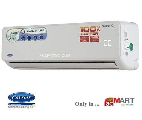 It allows you to cool your home or office efficiently. Carrier Superia 1 Ton Split Type Air Conditioner - Price ...