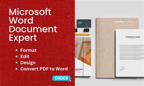Create Edit And Design Microsoft Word Document By Omamawaheed Fiverr
