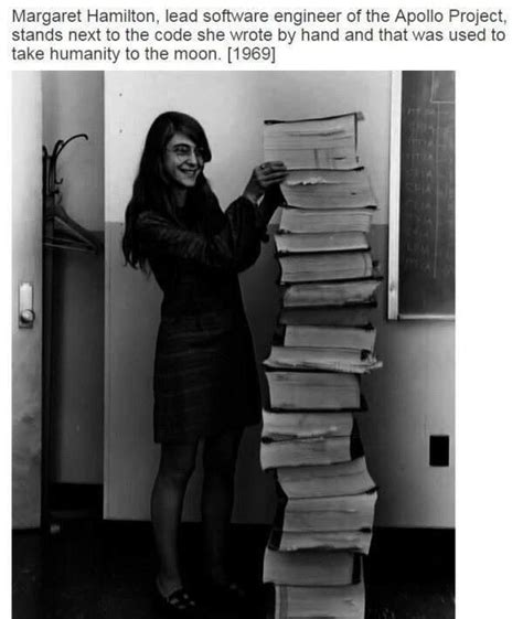 Margaret Hamilton Lead Software Engineer Of The Apollo Project 1969