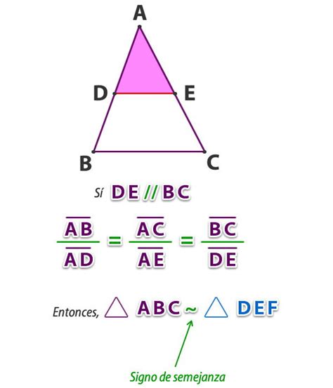Tri Ngulos Semejantes Criterios De Semejanza Matem Ticas De Secundaria