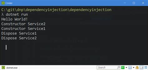 Using Dependency Injection In Net Core Console Apps