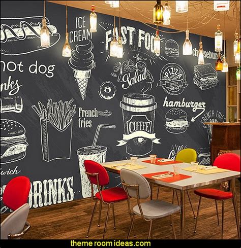 Blackboard Wallpaper Murals Food Wallpaper Murals Bistro Kitchen Cafe