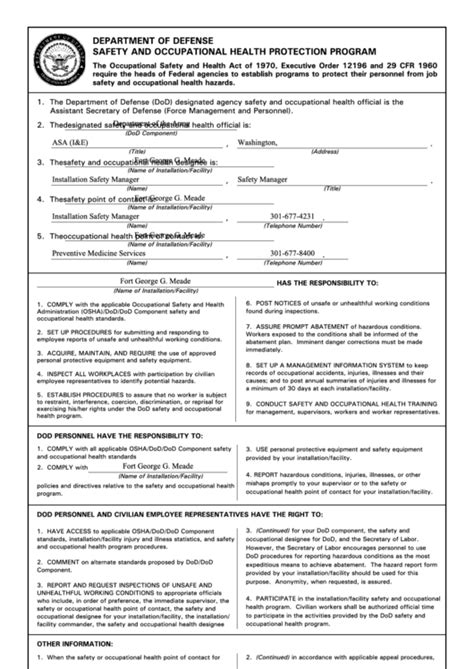 Fillable Dd Form 2272 Department Of Defense Safety And Occupational