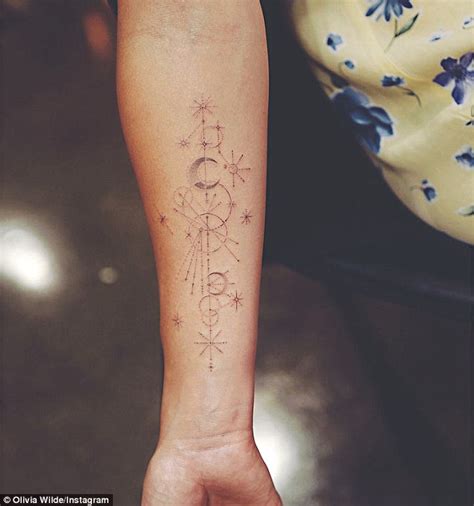 Olivia Wilde Reveals New Constellation Tattoo In Honor Of Son Otis