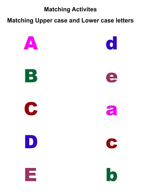 Alphabet Matching Free Printables Templates Printable Download