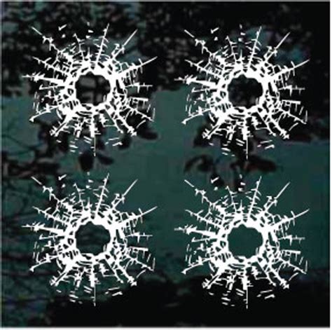 Bullet Hole Decals And Stickers Decal Junky