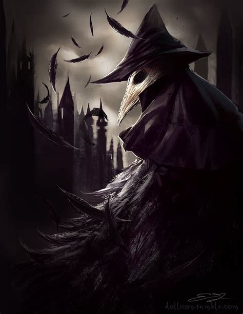 Eileen The Crow By Dollicon Bloodborne Art Plague Doctor Bizarre Art