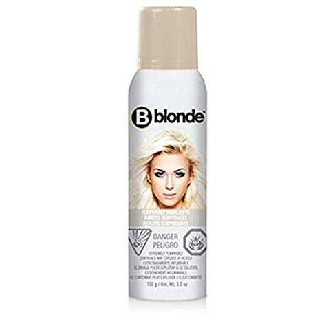 Jerome Russell B Blonde Spray Temporary Highlights Hairspray Hair Color Dye Aerosol Spray W