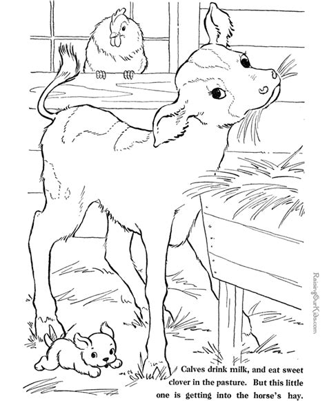 Farm Animal Coloring Pages To Download And Print For Free