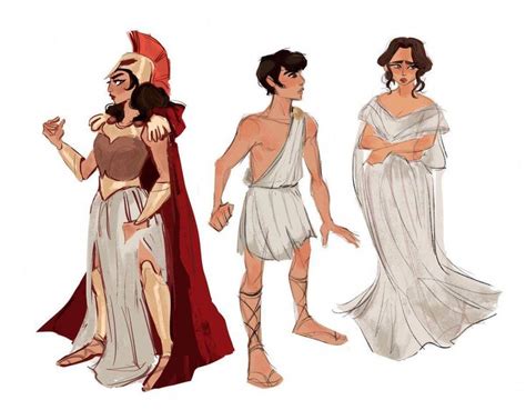 Greek Mythology Athena Tumblr Ancient Greek Clothing Greek