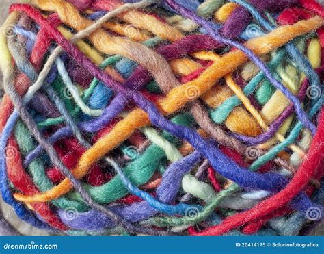 Wool Stock Image Image Of Fibre Close Craft Bundle 20414175