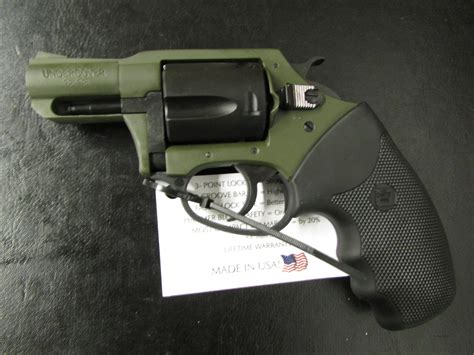 Charter Arms Undercover Od Green And Black 38 Sp For Sale