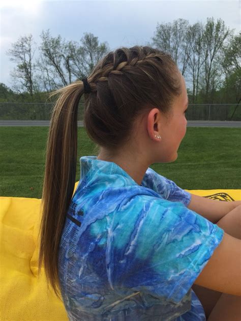 Track Runner Hair Hair Styles Pinterest Volleyball