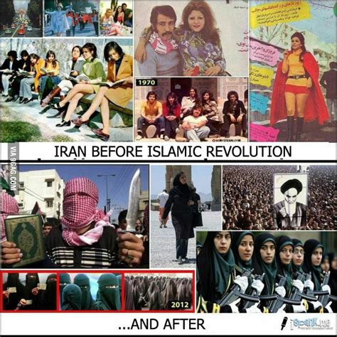 Iran Before And After Islamic Revolution 9gag