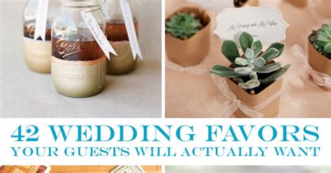 42 Wedding Favors Your Guests Will Actually Want Diy Craft Projects