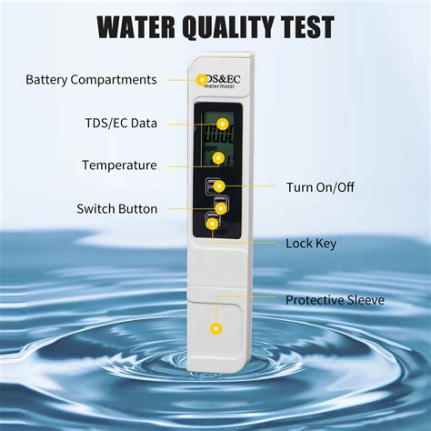 Teste De Qualidade Da Água Medidor De Teste Digital De Água