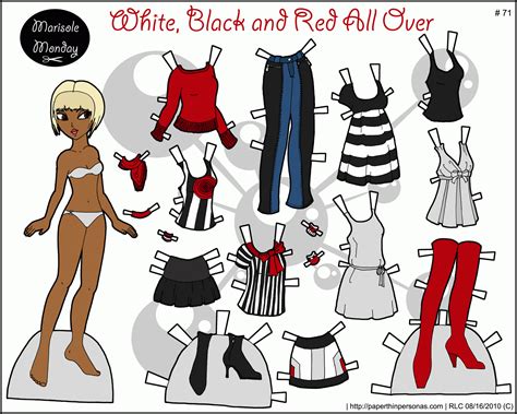 Marisole Monday Full Color Printable Paper Doll