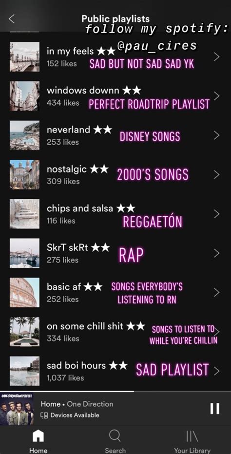 Spotify Playlists Musica