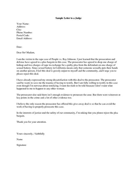 Reference letter samples for friend. Best Photos Of Formal Letter To Judge Template - Good Character with regard to Formal Letter ...