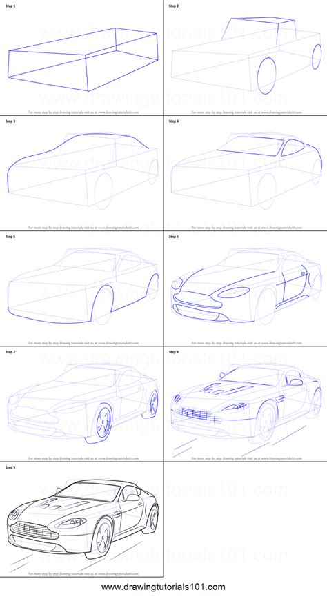 Https://tommynaija.com/draw/how To Draw A Aston Martin Vantage Step By Step
